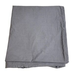 Calvin Klein Home Grey Thin Stripe Duvet Cover Full/Queen 100%‎ Cotton EUC